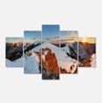 thumbnail image 2 of Slovakia Frozen Landscape Panorama - Landscape Canvas Art Print, 2 of 3