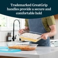thumbnail image 5 of Libbey Baker’s Premium 9x13 Rectangle Glass Baking Dish Set of 2 with Lids, Stackable Bakeware with GreatGrip Handles and Plastic Covers, 5 of 7