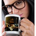 thumbnail image 2 of 3drose, Music and Literature by William Harnett American Artist, 11oz Two-tone Black Mug, 2 of 6