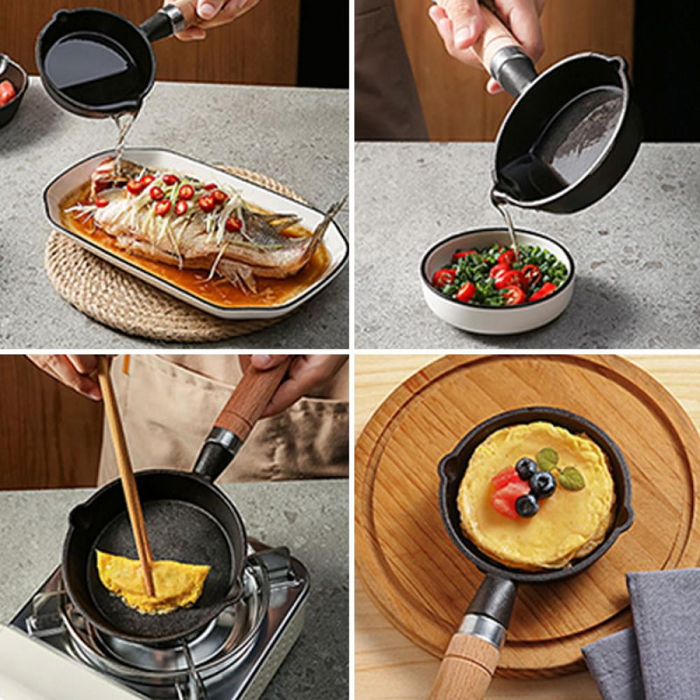 Small Non-stick Cooking Tool Cast Iron Pot Mini Skillet Frying Pan Cookware