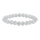 thumbnail image 2 of Crystal Crafts Venta al por mayor Pulseras de corte de diamante facetado de cuarzo transparente Pulsera unisex elástica Pulsera de cuentas redondas de 8 mm, 2 of 4