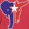 thumbnail image 3 of CafePress - Republican Democrat Women's Dark T Shirt - Women's Traditional Fit Dark T-Shirt, 3 of 4