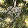 thumbnail image 3 of SUSHANG Memorial Angel Christmas Ornament with Engraved "My Heart in " Antique Design Pendant Frame Decoration for Tree Doors Commemorative Keepsake Perfect for Honoring Loved Ones Sentimental to H, 3 of 6