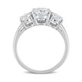 thumbnail image 4 of Everly Women's Created Moissanite Sterling Silver Engagement Ring, 4 of 6