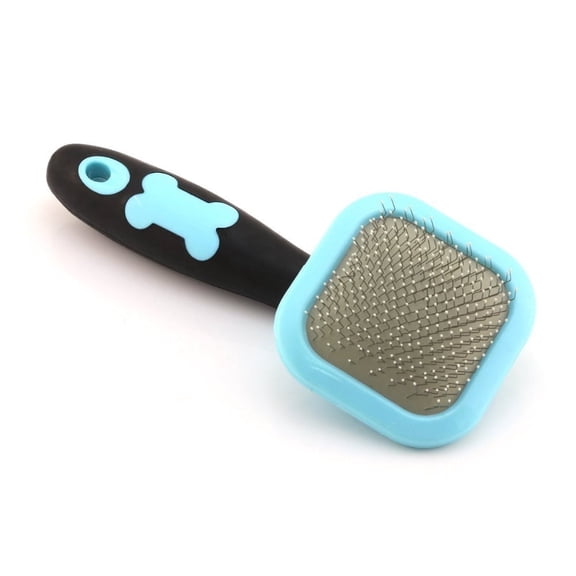 Slicker Brush for Dogs, Cats & Small Pets – Gently Removes Shedding Hair, Ideal for Yorkies, Poodles, and Rabbits