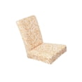 thumbnail image 1 of Estampado Floral Estirar Corto Taburete De Comedor Extraíble Cubierta Protectoras Vid naranja BLESIY Fundas para sillas de comedor, 1 of 7