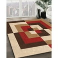 thumbnail image 2 of Ahgly Company Indoor Square Patterned Brown Sand Brown Area Rugs, 8' Square, 2 of 6
