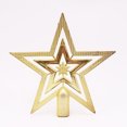 thumbnail image 1 of Christmas Tree Star, Christmas Star for Tree Gold Christmas Tree Decoration Star Topper, Glitter Pentagram Christmas Tree Star Ornament for Home Party Christmas Tree Decoration, 1 of 5
