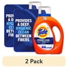 (2 pack) Tide Ultra Hygienic Clean Liquid Laundry Detergent, Original Scent, 63 fl oz, 44 Loads