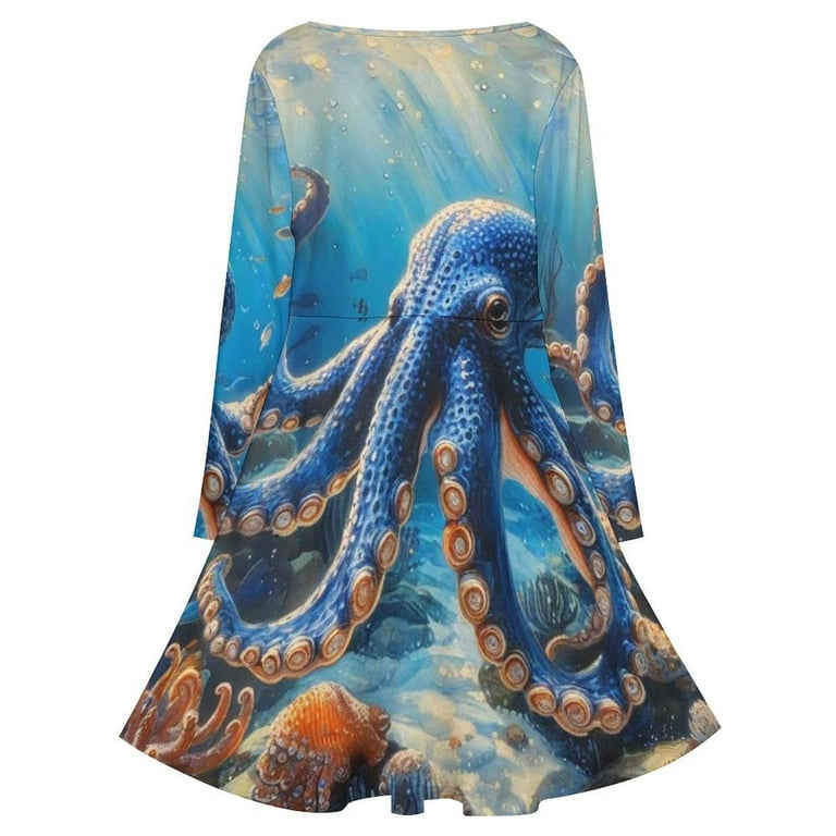 blue or yellow dress test OCTOPUS SHIRT | SUMMER & COCKTAILS main image 1