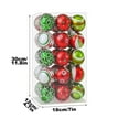 thumbnail image 3 of Decoraciones navideñas, adornos navideños, 30 piezas de adornos navideños de dulces, frascos de dulces, adornos colgantes brillantes para árbol de Navidad, decoración navideña para fiestas en casa, bo, 3 of 6