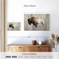 thumbnail image 4 of Elephant Stock Colorful Bison On Wood Wall Art - Horizontal Canvas Wall Art - Living Room Wall Decor - Animal Canvas - Brown And Gray Decor By Avery Tillmon - 12" x 8", 4 of 8