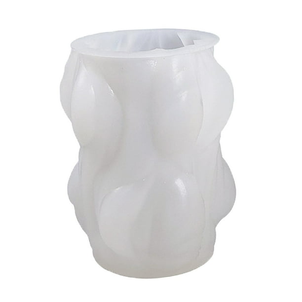 Moldes para velas DIY, decoración de yeso, moldes para velas para adornos de iglesia Blanco B
