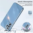 thumbnail image 3 of Galaxy Note 20 Ultra Case, Designed for Electroplated Samsung Galaxy Note 20 Ultra 4G/5G Phone Case, Soft TPU Protective Shockproof Flexible Samsung Galaxy Note 20 Ultra Case 6.9 inch,Blue, 3 of 11