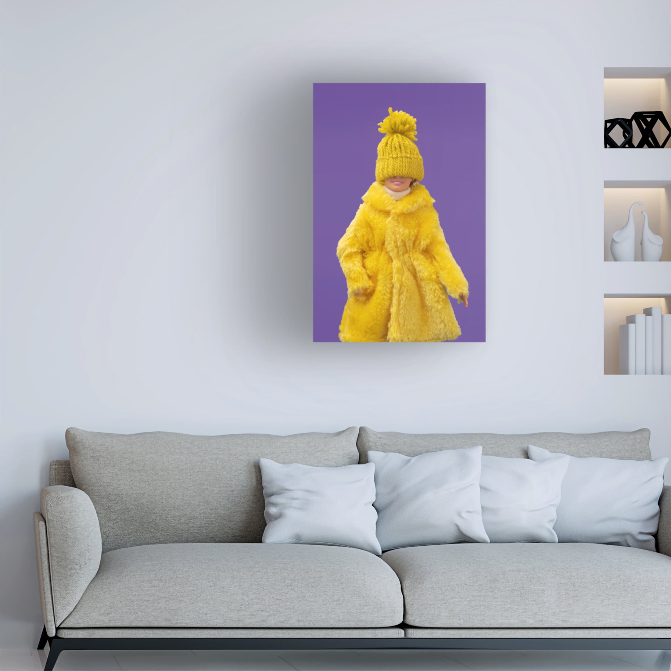 Canvas Wall Art - Julia Ramiro 'Hibernate' Wall Art for Living Room, Bedroom, or Office D?cor by Trademark Fine Art - 16 x 24 Inches