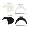 thumbnail image 2 of Uxcell 4 Pairs Shoulder Pads, Costume Shoulder Pads Small Breathable Sponge Pads 1cm Thick for Women Clothing Men, 2 of 6