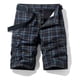 thumbnail image 1 of Pantalones Cortos Casuales Hombre A Cuadros 100% Algodón, 1 of 2