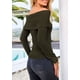 thumbnail image 2 of Suéter PRETTYGARDEN de Hombros Descubiertos con Canalé XL, 2 of 8
