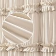 thumbnail image 4 of Psoiuetr Ruffle Vintage Shower Curtain Boho Farmhouse Shower Curtain for Bathroom Beige 72" L x 72" W, 4 of 6