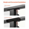 thumbnail image 5 of KFFKFF 6.5 ft Stainless Steel Handrail, Rectangular Top Stair Deck Rail for Indoor/Outdoor Steps with End Caps, Matte Black Coated Adjustable Metal Rail for Cable Railing Systems, 5 of 9