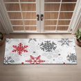 thumbnail image 2 of White Christmas Snowflake Pattern Door Rugs,Washable Non Slip Door Mats Indoor,Decorative Door Mats,Entry Mat Indoor for Entrance,Bedroom,Kitchen,Bathroom,16"x47", 2 of 6