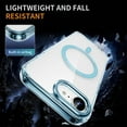 thumbnail image 3 of Decase Magnetic Case for iPhone 16e,Compatible with Mag-safe,Military-Grade Protection,Slim Stylish Non-Yellowing Shockproof Case for iPhone 16e,Clear Anti-Scratch Back Cover,Blue, 3 of 8
