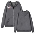 thumbnail image 4 of Futezty Zip Up Hoodie Women Hooded Oversized Sweatshirts Long Sleeve Casual Zipper Hoodies Jacket Fall Winter Outfits, 4 of 4