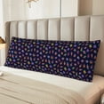 thumbnail image 2 of Balery Colorful Insects Funda Protectora para Almohada Corporal de Algodón Hipoalergénico con Cierre(55 x 21 pulgadas), Almohadas No Incluidas, 2 of 7