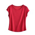 thumbnail image 2 of Antinious Women Solid Round Neck Pullover Versatile Sleeveless Plus Size Soft Loose Pajama Tops, 2 of 5