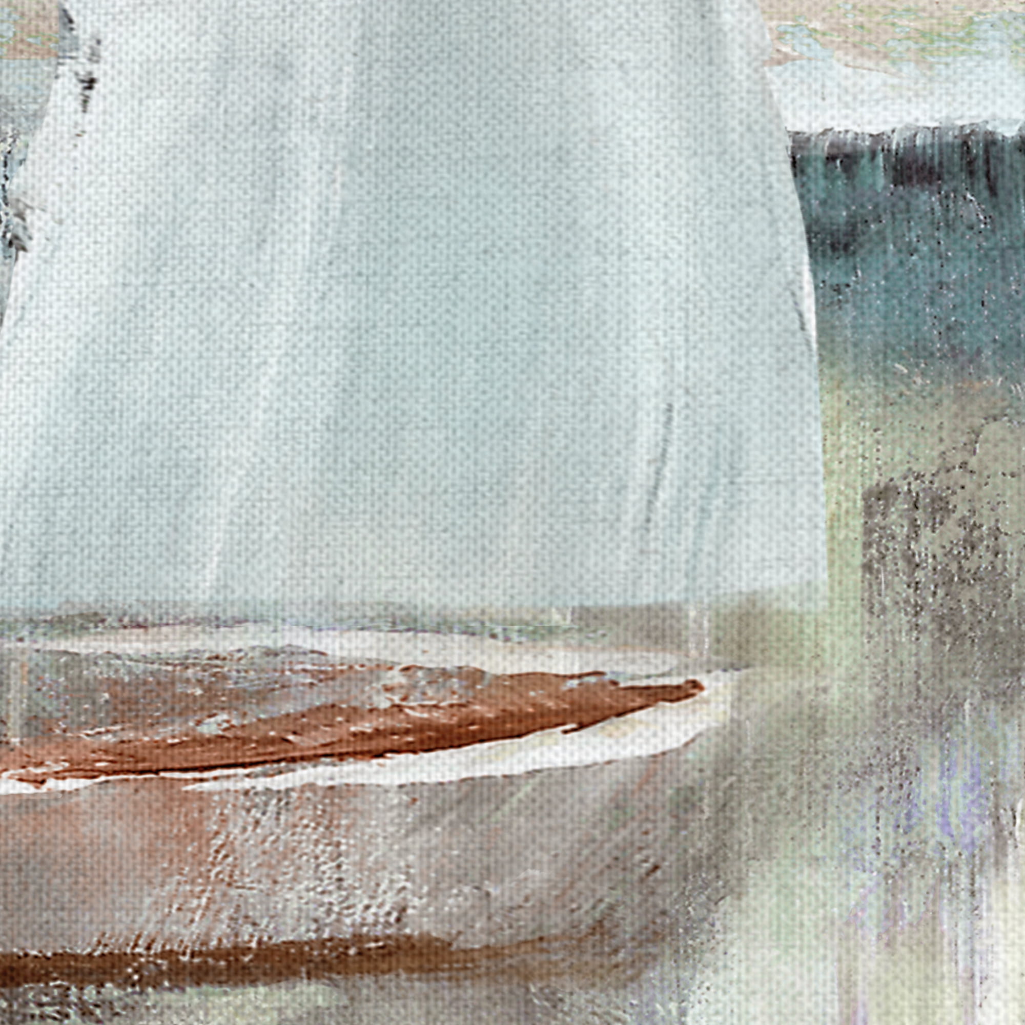 Soft Sail I & II by Nan Wrapped Canvas Art Painting Print Set of 2