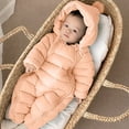 thumbnail image 4 of ZyeKqe Baby Girl Boy Snowsuit Unisex Winter Warm Jumpsuit Zipper up Romper Infant Toddler Jumpsuits, 4 of 6