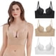 thumbnail image 3 of Women"s Deep V Plunge Convertible Bra with Clear Straps Low Back Bras for Low Back Dress, 3 of 4