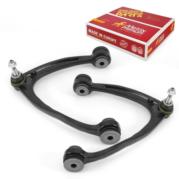 Metrix Premium Chassis Parts - Front Left & Right Upper Control Arm w Ball Joint & Bushing Assembly Kit Fits 15-16 Cadillac Escalade, 14-15 Chevrolet Silverado 1500, RK80670, RK80669
