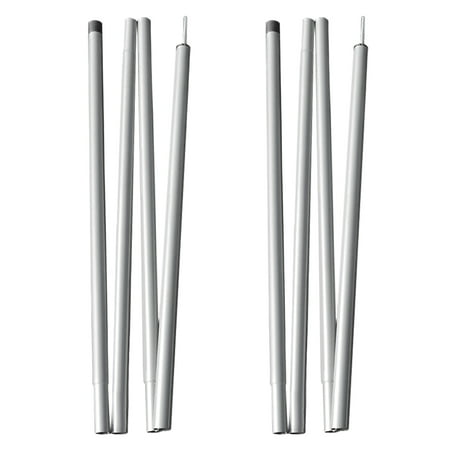 Moobody Foldable Tent Tarp Support Poles Multi Sections Steel Camping