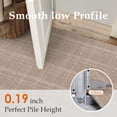 thumbnail image 5 of PureCozy 3'x8' Runner Rugs for Hallway Entrance Bedroom Entryway Kitchen Office Non Slip Washable Modern Geometric Contemporary Plaid Beige Runner Rugs, Beige, 5 of 6