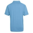 thumbnail image 3 of Men's Cutter & Buck Light Blue Kansas City Royals Prospect Textured Stretch Polo, 3 of 3
