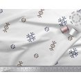 thumbnail image 2 of Soimoi Blue Rayon Fabric Butidar Jamdani Print Fabric by the Yard 42 Inch Wide, 2 of 2