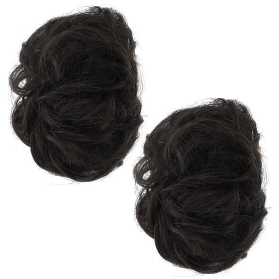 ELAYARD 2Pcs Hair Extension Bun Hair Buns Accessories for Women with Natural and Fluffy Style