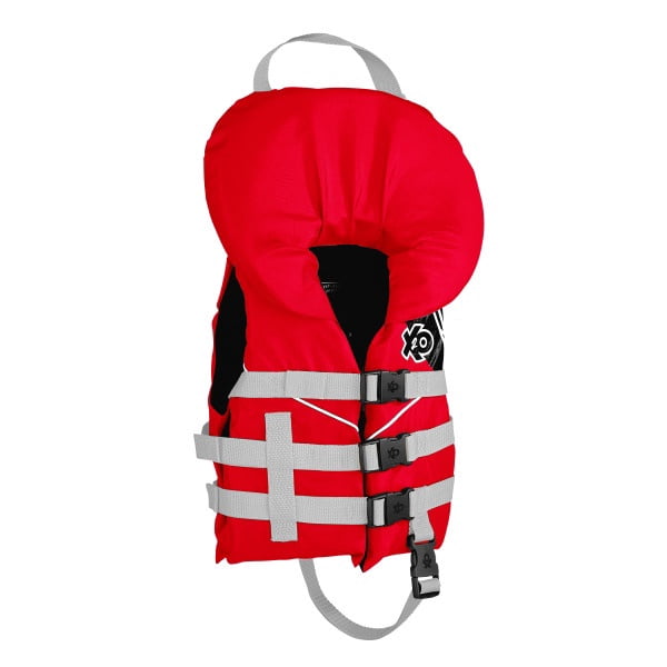 INFANT CLOSED-SIDED VEST RED BIONIC