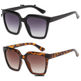 thumbnail image 4 of OWL Square Oversized Sunglasses for Men & Women -Top Horned Rim Eyewear, 4 of 7
