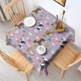thumbnail image 2 of Boxer Dog Pitbull Terriers Dog and Drinks Square Tablecloth,Waterproof Square Table Cover,Wipeable Spillproof Washable Table Cover for Home Kitchen Party Decor 42"X42"(107x107cm), 2 of 6