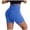 A11-Blue, variant on Biker Shorts Women Tummy Control Workout Shorts with Pockets High Waisted Compression Gym Running Yoga Shorts Women Light Blue M
