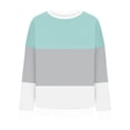 thumbnail image 5 of Aloohaidyvio Sweatshirts for Women No Boundaries,Womens Oversized Sweatshirts Crewneck Hoodies Color Block Long Sleeve Pullover, 5 of 5