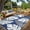 Dark blue/white, variant on 5*8ft/6*9ft/9*12ft/8*10ft/9*18ft/10*14ft/10*20ft Plastic Straw Rug Outdoor Rug Modern Leaves Area Rug Waterproof Patio Rug Outdoor Camping Rug for RV Porch Deck Camper Balcony Backyard