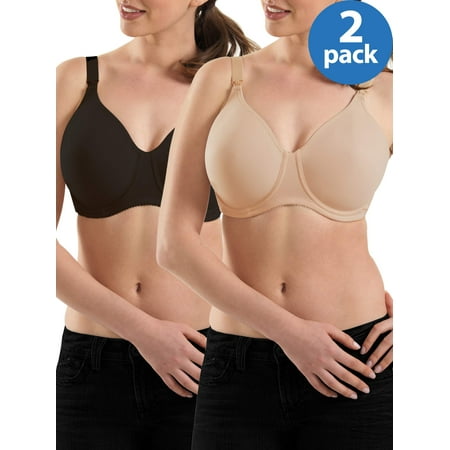 

Loving Moments By Leading Lady Full Coverage Tshirt Nursing Bra 2 Pack Style L3010