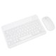 thumbnail image 3 of Tablet Spanish Keyboard and Mouse Ultra Slim Sensitive Operation Bluetooth Keyboard Mouse Combo for Cell Phones PC White, 3 of 10