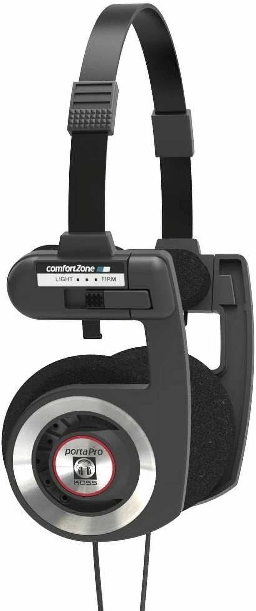 Koss Porta Pro Black On Ear Headphones with Case Black