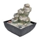 thumbnail image 5 of Adorno de fuente interior con luz LED para el hogar, oficina, mesa, resina, decoración Feng Shui, enchufe CraftUK, luz amarilla, AC220-240V, 5 of 5