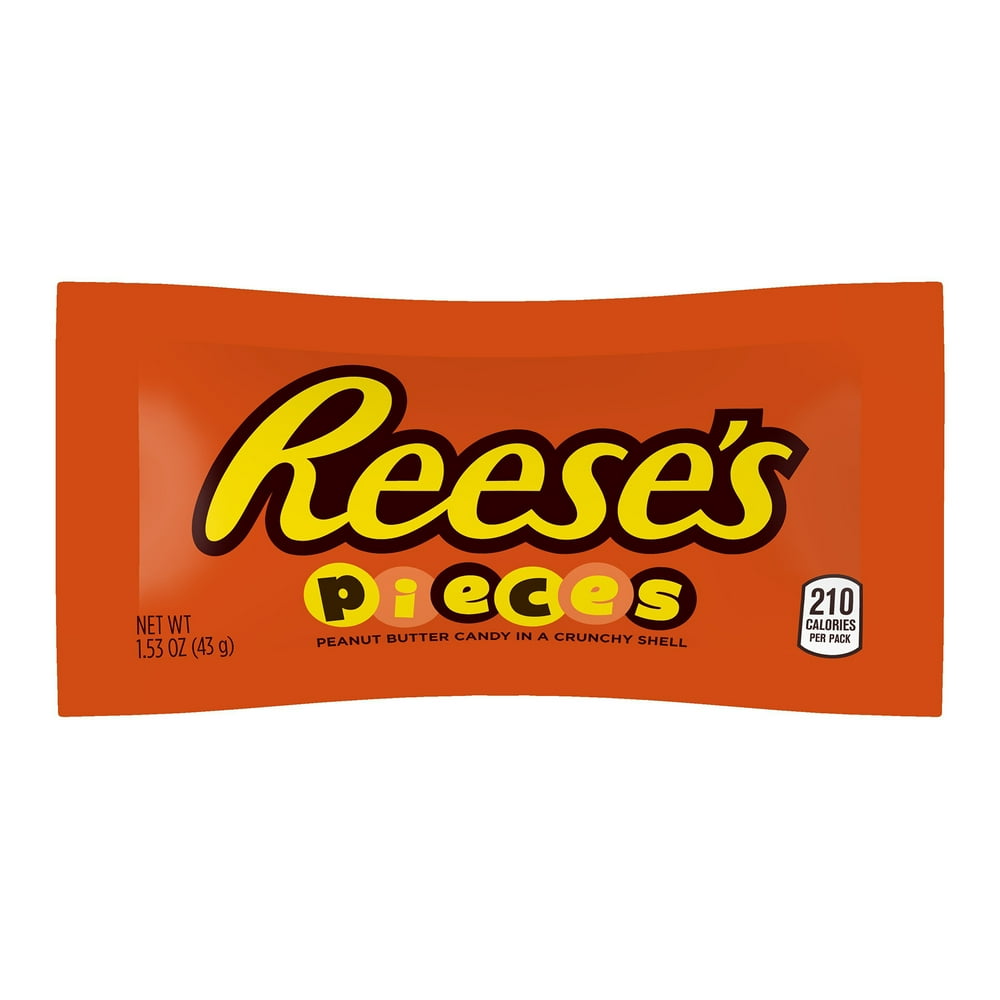 Reese's Pieces Peanut Butter Candy, 1.53 Oz., 18 Count
