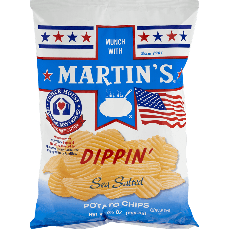 Martin's Dippin' Waffle Cut Potato Chips - 3 lb.